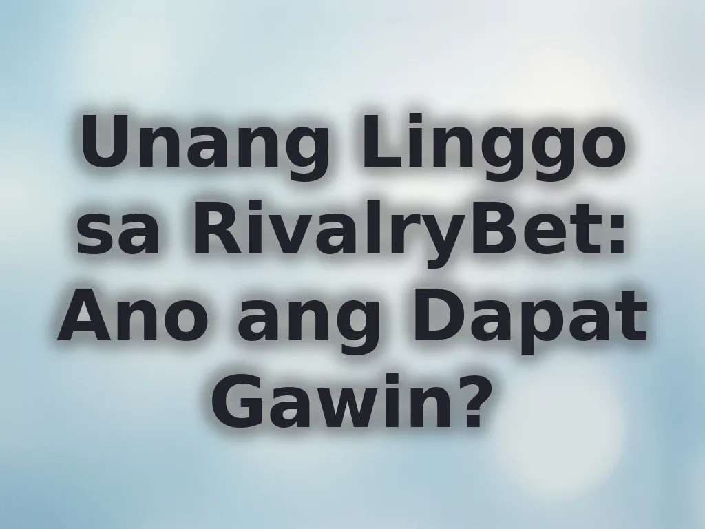 Roadmap para sa bagong player